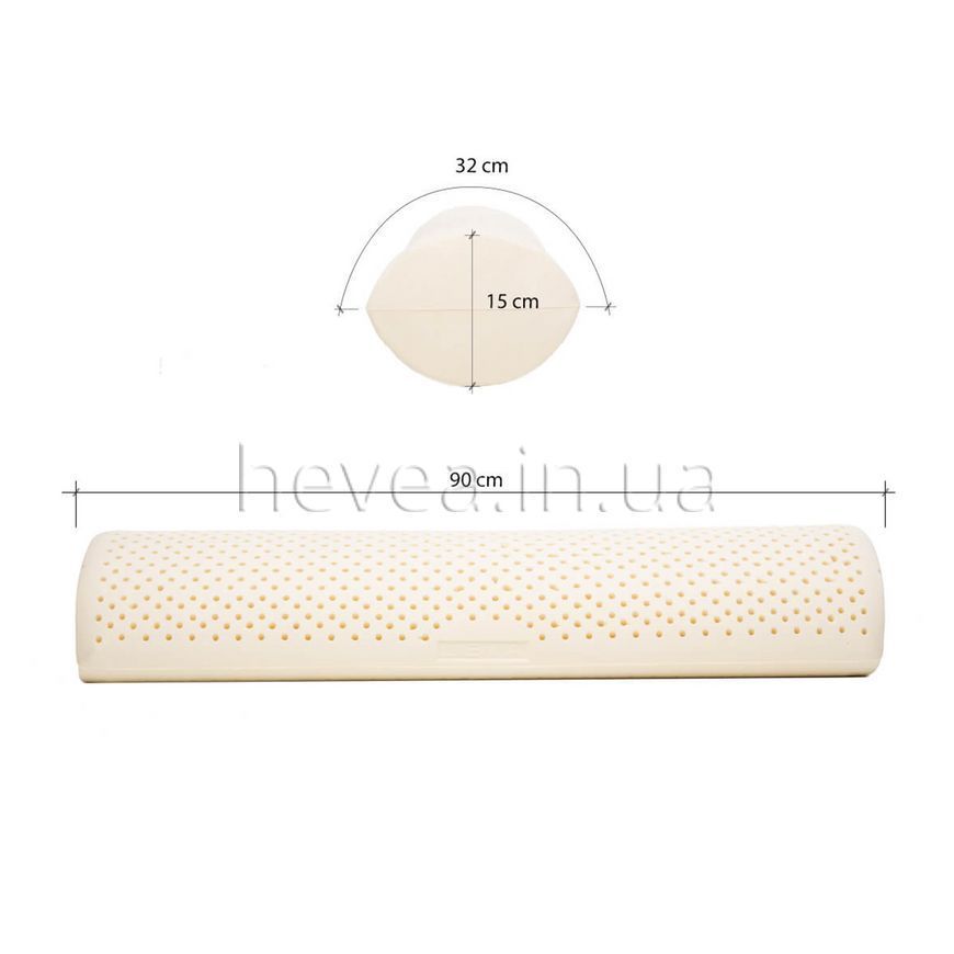 Подушка-валик для сну на боці (обнімашка) 32x90 см 2054 фото Hevea