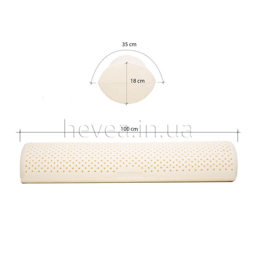 Подушка-валик для сна на боку (обнимашка) 35x100 см 2055 фото Hevea